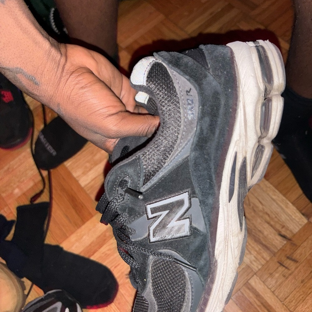 New Balance Black and Gray Sneakers
